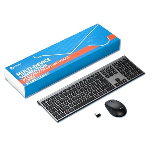 Thumbnail 6 de iClever Teclado y Ratón Inalámbrico DK03-QWERTY 🌐