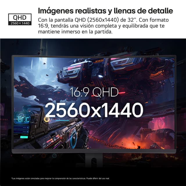 Thumbnail 2 de LG 32g600A-B monitor gaming 31,5"