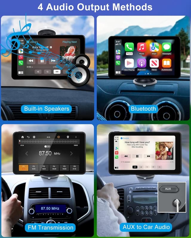 Thumbnail 6 de Wireless CarPlay Android Auto Screen 7-inch