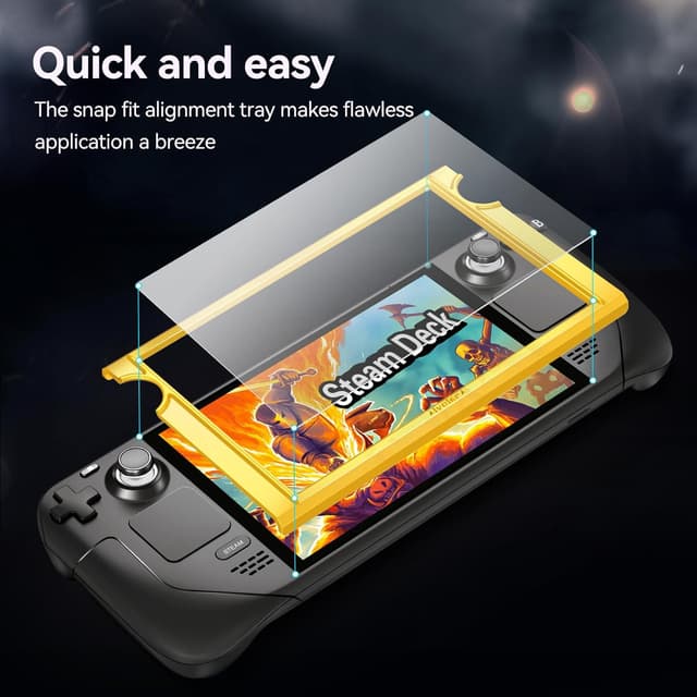 Detalle 2 de ivoler Matt Panzerglas für Steam Deck 2 Stück