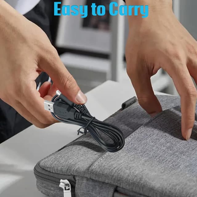 Detalle de Xahpower Charger Kit for Nintendo DS Lite – Replacement Charger & USB Cable Kit