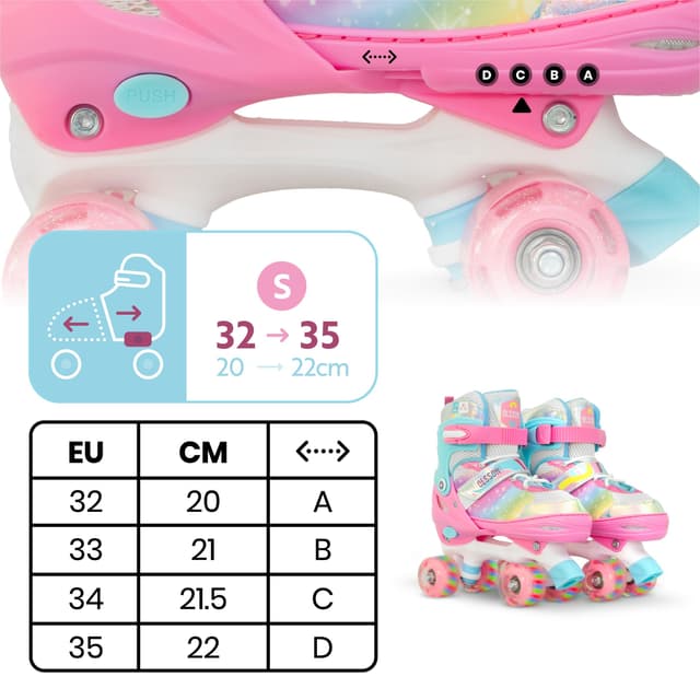 Thumbnail 3 de Olsson and Brothers Patines 4 ruedas luz 31-34 🎿