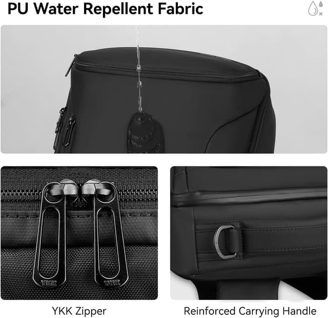 Detalle 2 de MARK RYDEN großer Laptop-Rucksack mit 17,3-Zoll-Fach, USB-Anschluss und Diebstahlsicherung