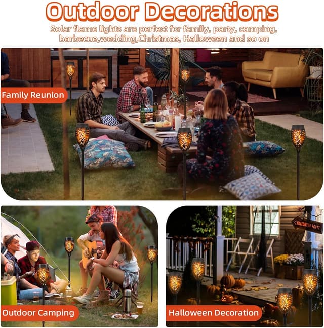 Thumbnail 5 de CNMTCCO Solar Lights Outdoor Garden 6 Pack