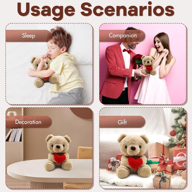 Detalle 2 de QIGEEKU Teddybär 25 cm