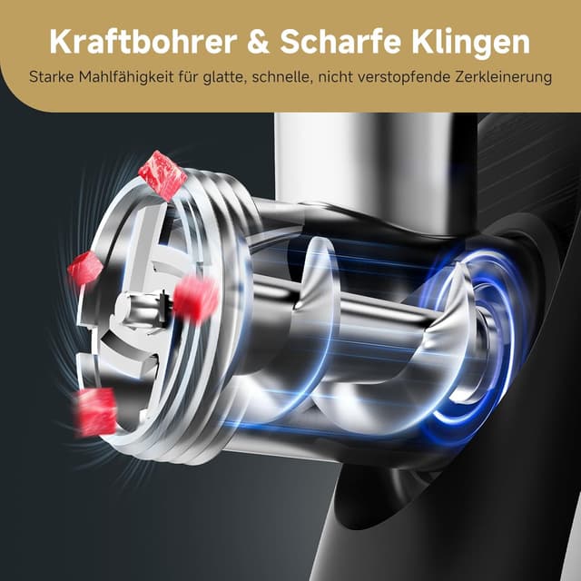 Thumbnail 5 de AAOBOSI Fleischwolf 4-in-1 2800 W