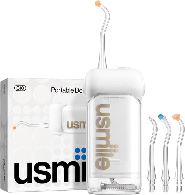 Detalle de usmile C10 Portable Dental Flosser (IPX7) with 95 days battery life and 4 modes
