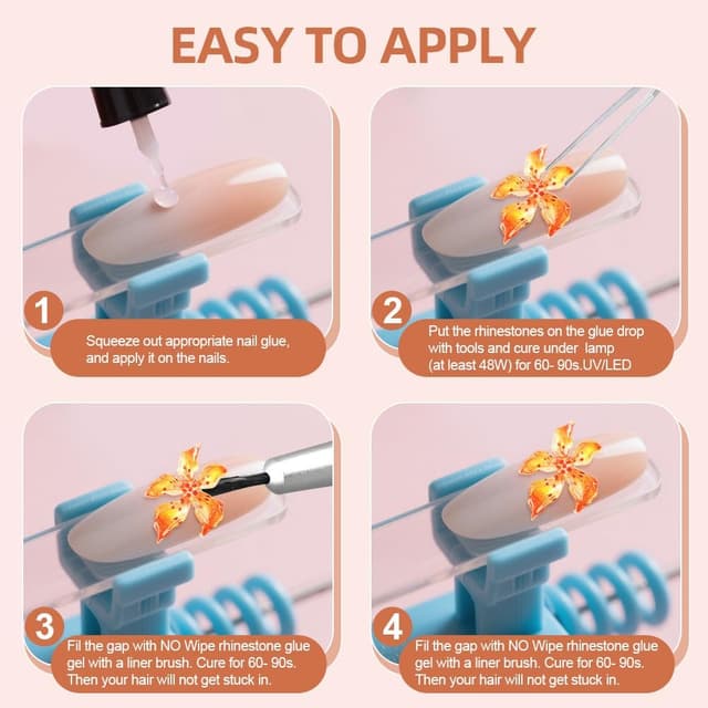 Thumbnail 2 de Vicloon Ciondoli Misti per Unghie 60 pezzi