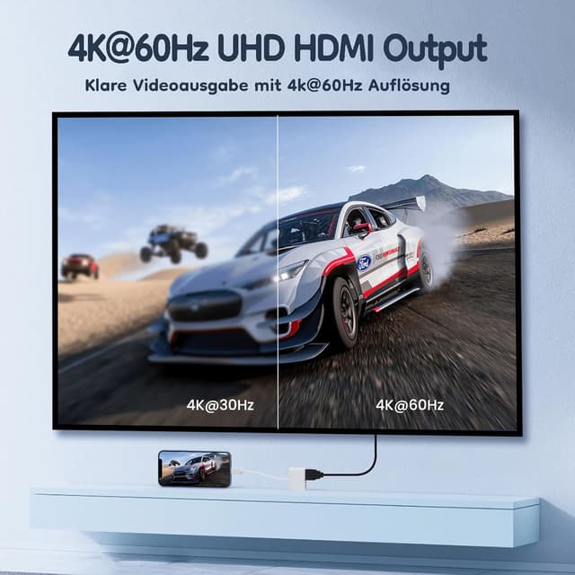 Detalle 2 de VVG USB C HDMI Adapter 4K 100W