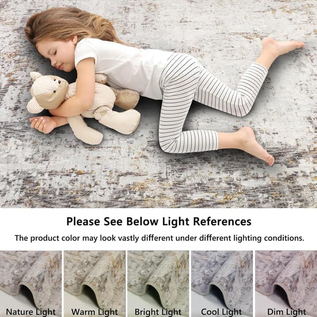 Thumbnail 2 de Capslpad 160x230cm Beige Modern Abstract Rug