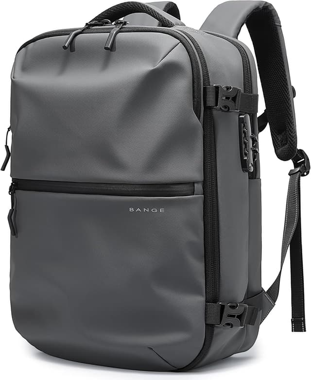 Detalle de BG FUTURE AESTHETICS Travel Backpack for Men & Women with TSA-Approved Lock, Waterproof 32L Laptop Daypack