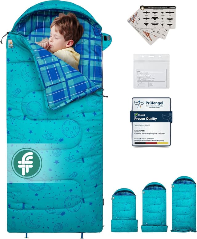 Imagen de KingCamp Sacco a Pelo 170×70 cm 🏕 en OfertitasTOP