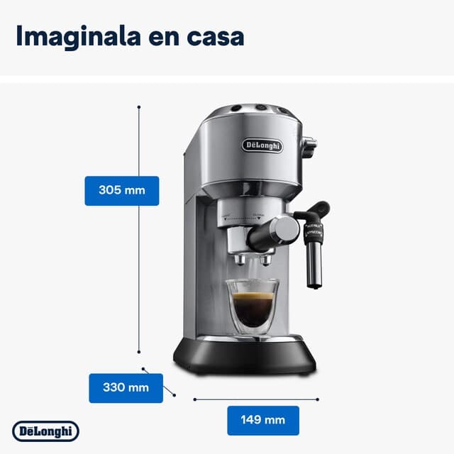 Thumbnail 1 de De'Longhi Dedica EC685.M cafetera espresso manual ☕
