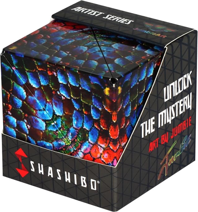 Detalle de Shashibo Shape Shifting Box (The Chameleon) magnetic puzzle cube that transforms into 100+ shapes