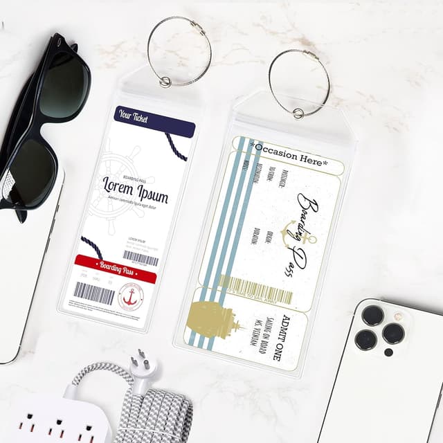 Thumbnail 6 de SEAVILIA 6 Pack Luggage Tags for Cruises