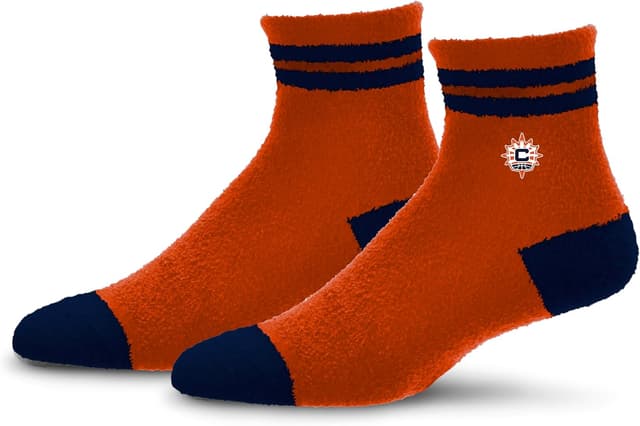 Detalle de For Bare Feet Cozy Two Stripe Phoenix Mercury WNBA socks (OSFM)