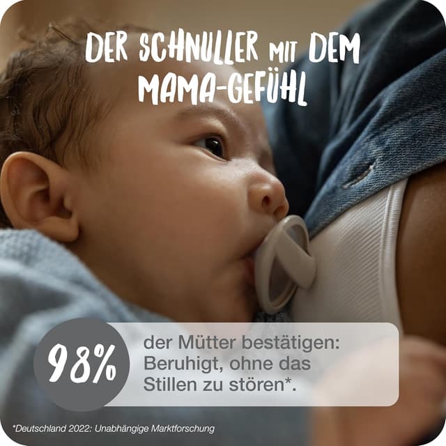 Thumbnail 2 de NUK MommyFeel Babyschnuller 0–9 Monate