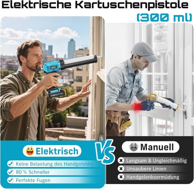 Detalle 1 de SEESII Akku-Kartuschenpistole 300 ml