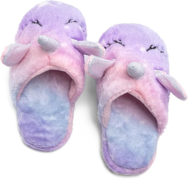 Detalle de Piefry girls’ unicorn dressing gown set with hood, belt and slippers