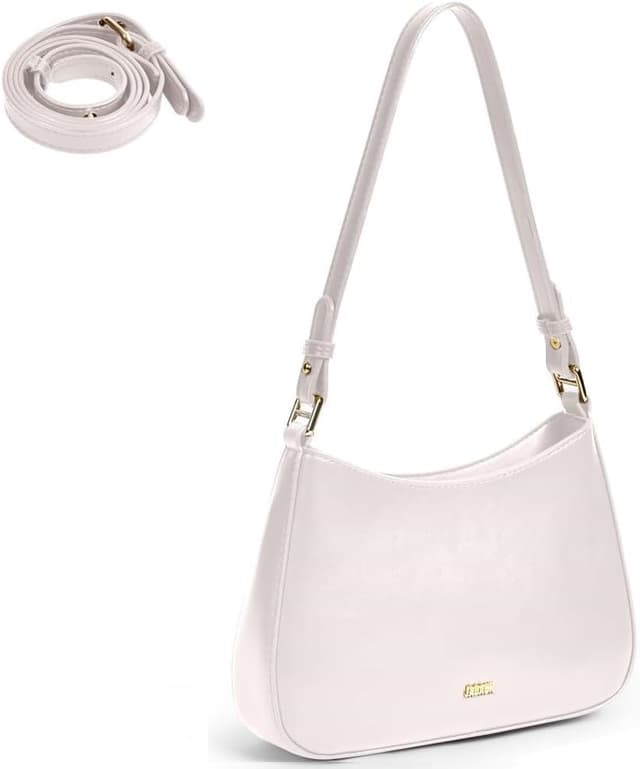 Thumbnail 6 de Aucuu sac porté épaule en cuir véritable pour femme (25 x 16 x 6 cm) – sac fourre-tout rétro