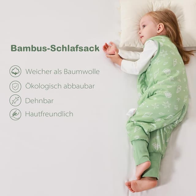 Detalle de ToyaTec Baby-Schlafsack 2,5 Tog mit Füßen