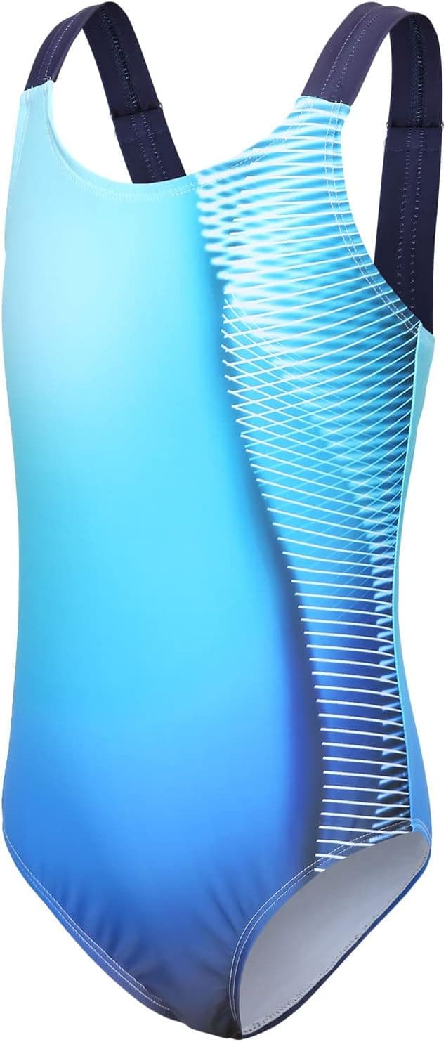 Thumbnail 6 de Aisyee girls one-piece swimming costume with elasticated strap (adjustable buckles), age 5–16