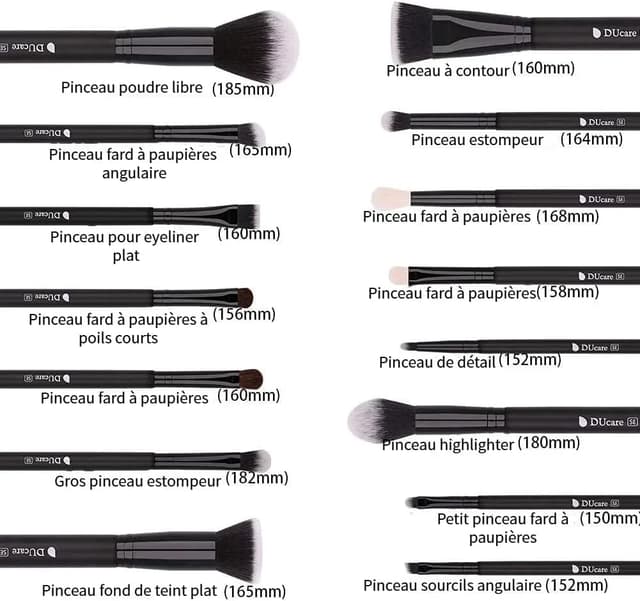 Thumbnail 5 de DUcare Pennelli per Trucco 15 pezzi