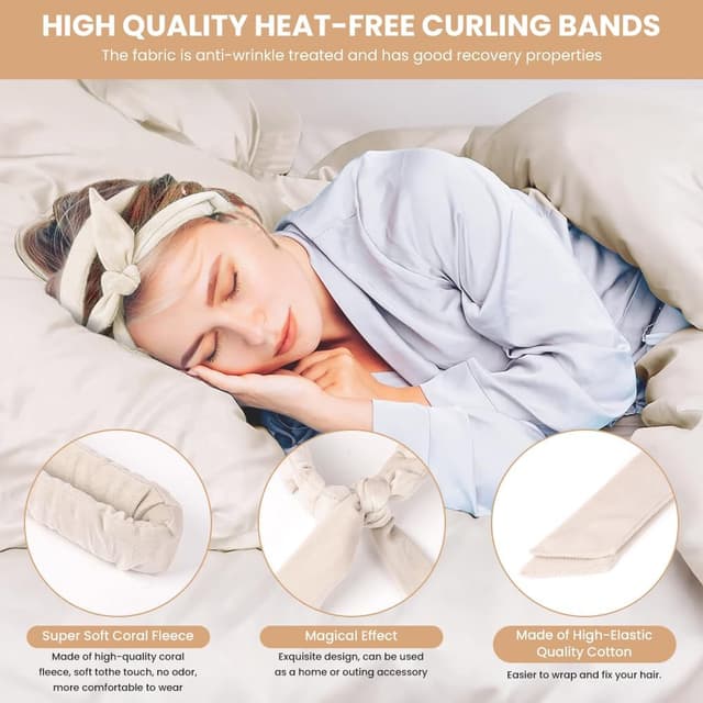 Detalle de BUTBU Bigodino per boccoli senza calore 160 cm