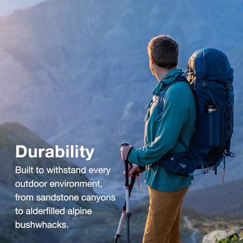 Detalle 2 de Osprey Kestrel 38 L mochila de senderismo S/M