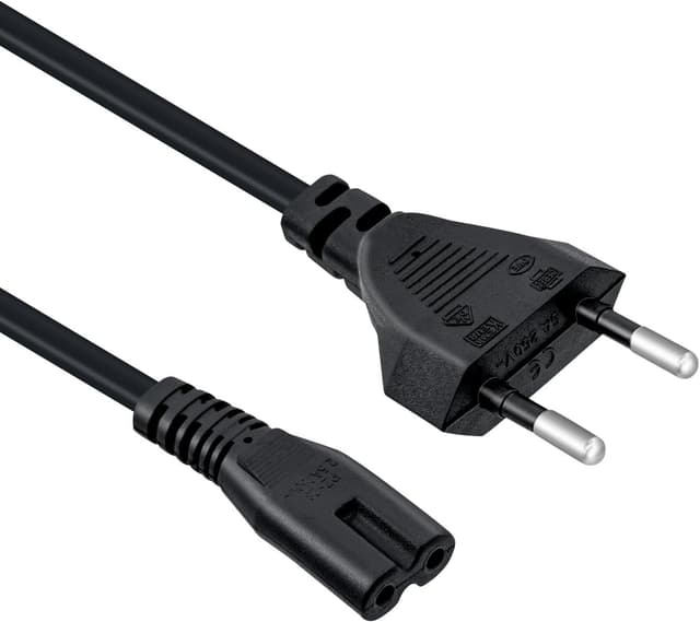 Detalle de Mcbazel 3 m Netzkabel mit Eurostecker auf C7-Buchse (2-polig) – Ersatzkabel für PS5/PS4/PS3, Xbox Series X/S & TV