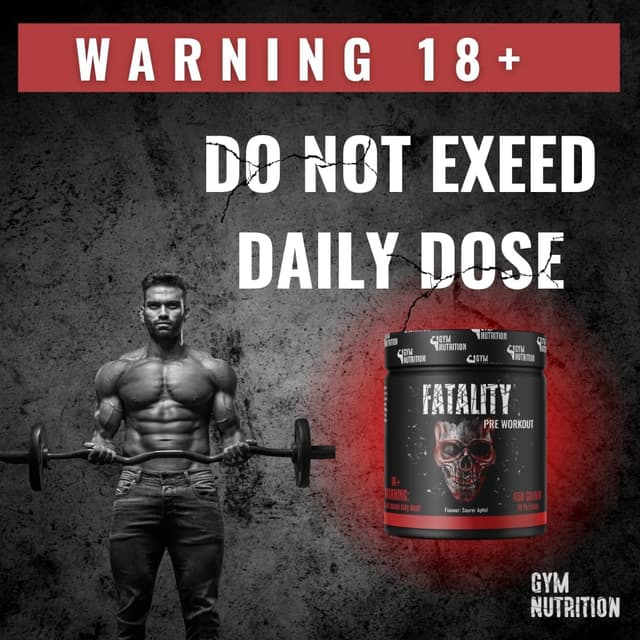 Thumbnail 4 de FATALITY Pre Workout Booster 450 g Cola Kirsch