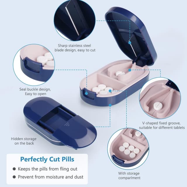 Thumbnail 2 de ACWOO Cortador de Pastillas 3 piezas 🔪