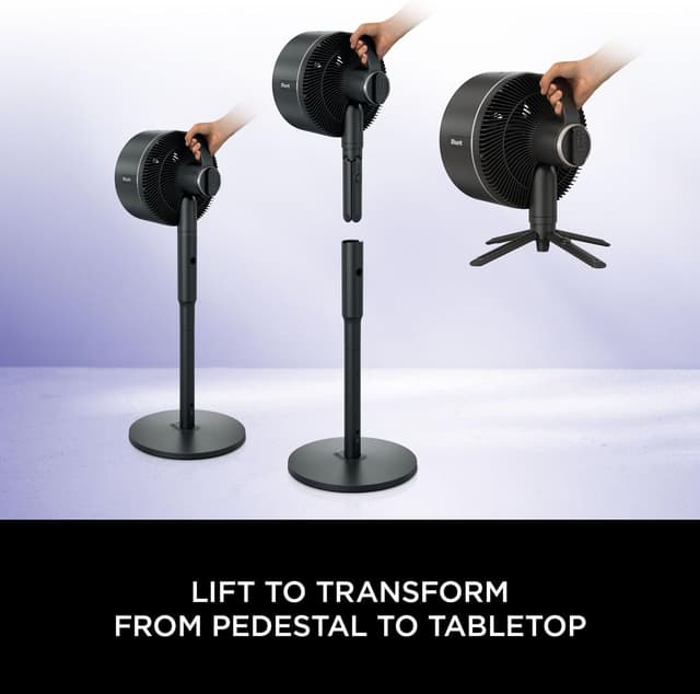 Detalle de Shark FlexBreeze FA220UK 12 in 1 Hybrid Portable Fan with Remote & Misting Attachment