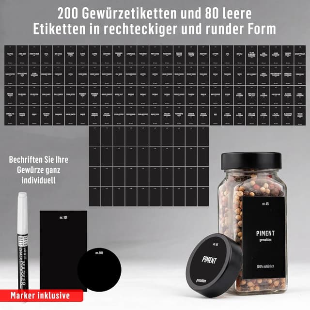 Thumbnail 6 de Deco haus Gewürzgläser 36er Set