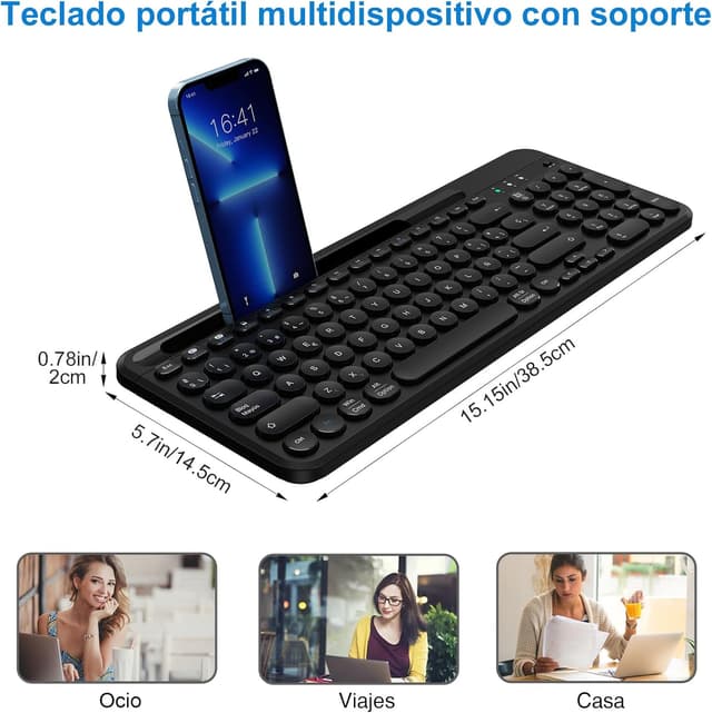 Thumbnail 5 de Cimetech Teclado Inalámbrico Bluetooth Multi-Dispositivo para Todos
