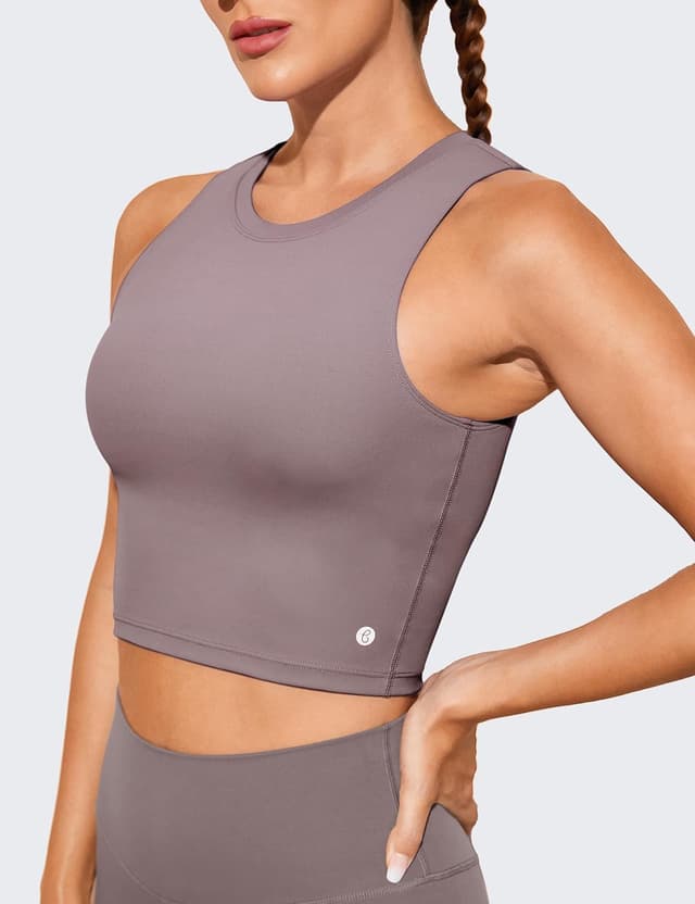 Detalle de BAYDI Nudi Sport Damen-Bustier BH ohne Bügel – abnehmbare Pads, Crop-Top für Yoga, Pilates & Fitness