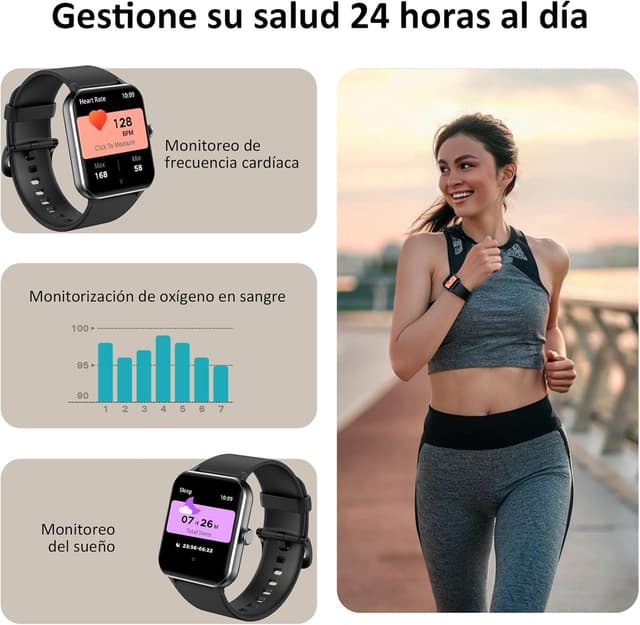 Thumbnail 2 de Blackview Reloj Inteligente 1.85" 🕒 - Llamadas y Salud