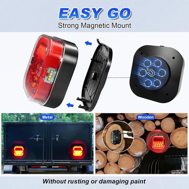 Thumbnail 2 de Agrieyes Halo Wireless Trailer Lights 2