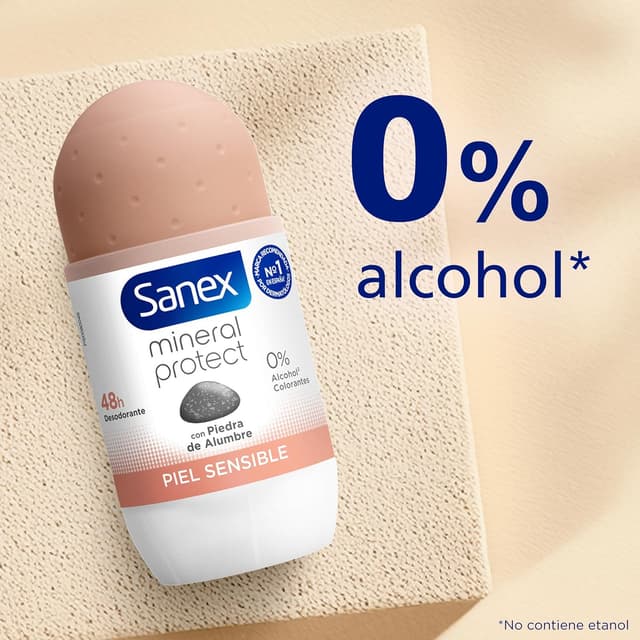 Thumbnail 1 de Sanex Mineral Protect Desodorante Roll-on Piel Sensible