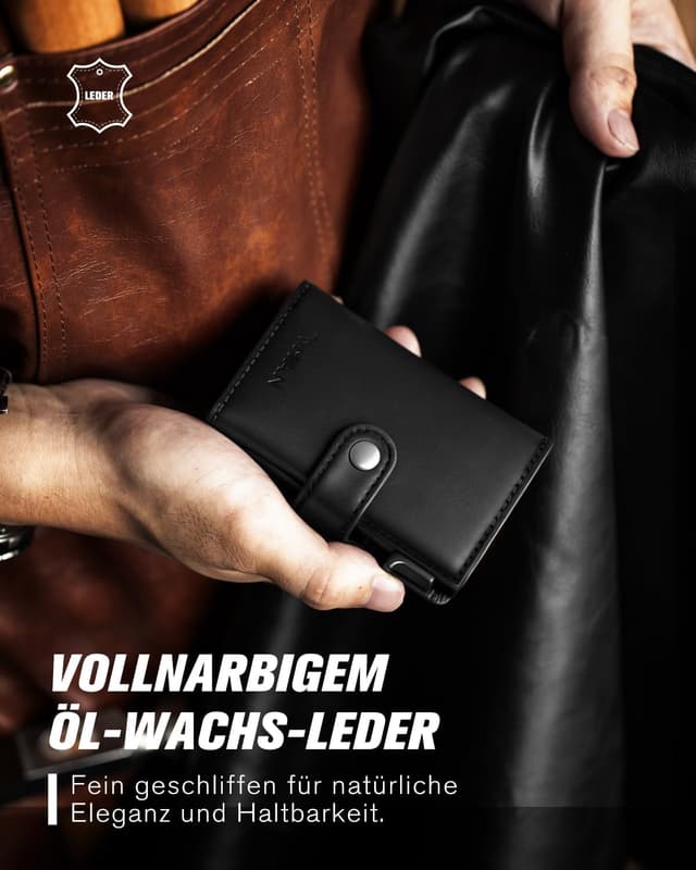 Thumbnail 5 de VMAN Geldbörse Herren Slim RFID Schutz