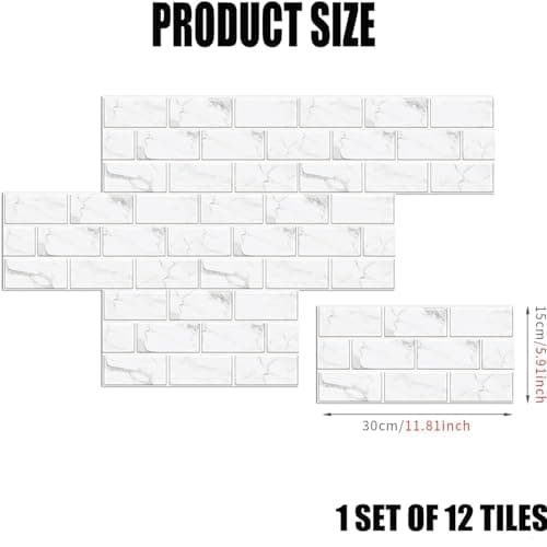 Thumbnail 5 de Stickers carrelage cuisine 24 pièces ⚙