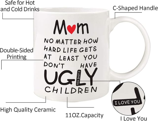 Thumbnail 2 de OEAGO Mothers Day Mug for Mum