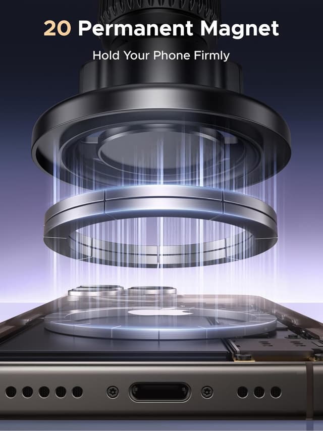 Detalle de UGREEN Magsafe Car Mount 360° rotatable