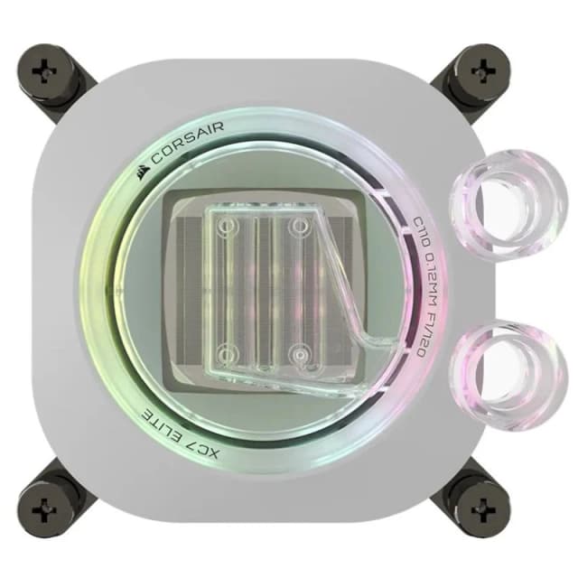 Detalle de Corsair iCUE LINK XC7 RGB ELITE Bloque de refrigeración líquida para CPU 🖥