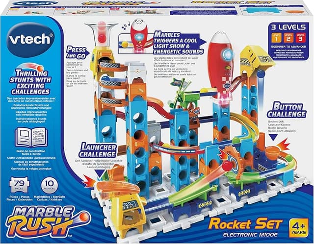Imagen de VTech Marble Rush Rocket Set 🚀 - Circuito de Canicas para Niños en OfertitasTOP