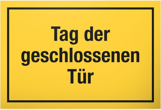 Detalle de DankeDir Schild Gelb 30x20 cm