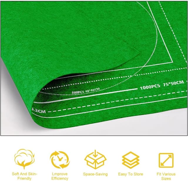 Detalle de Ainiv Puzzle Roll mat, felt storage 1500 pcs