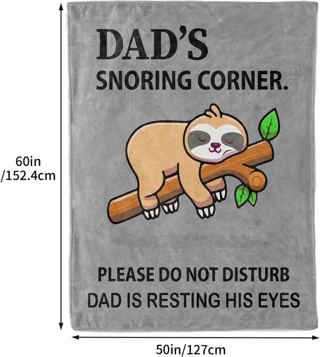 Thumbnail 4 de KAAYEE Dad Blanket 60x50 Flannel