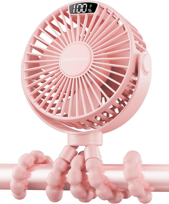 Detalle de SWEETFULL portable pram fan 4000mAh