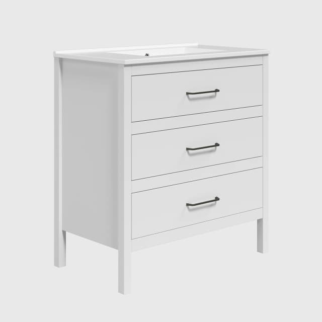 Imagen de Ordóñez Zeus mueble baño 3 cajones, MDF hidrófugo en OfertitasTOP